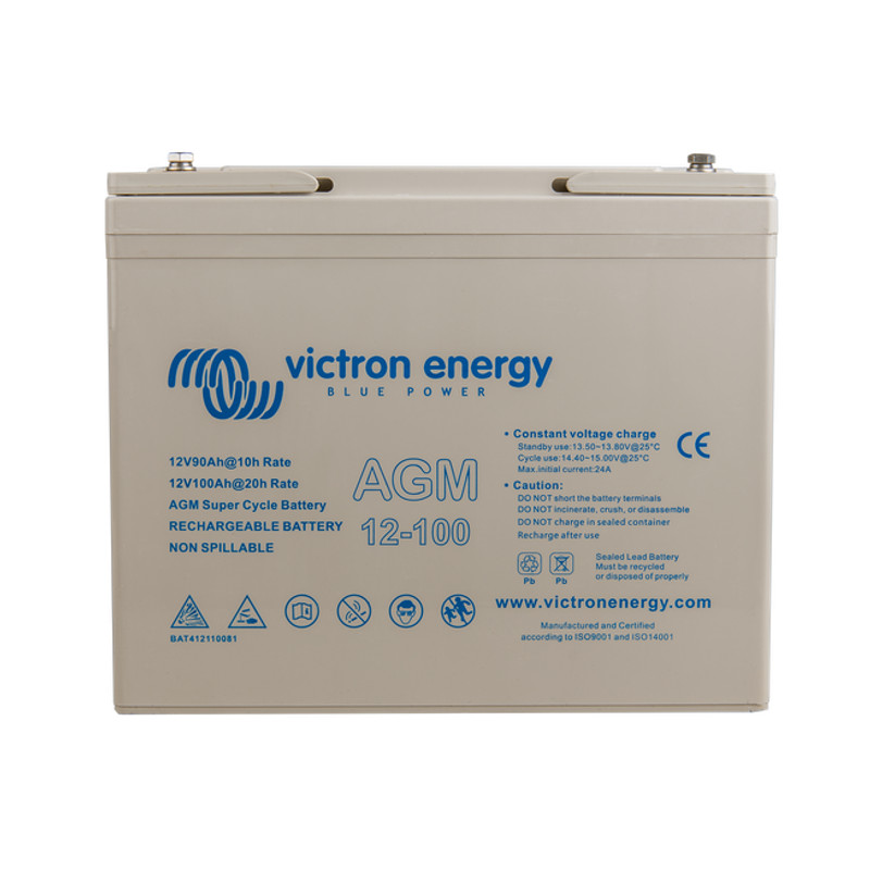 12V/100Ah AGM Super Cycle Batt. (M6)