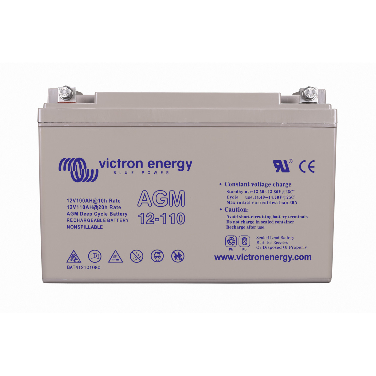Akumulator Victron Energy 12V/110Ah AGM Deep Cycle  (M8)
