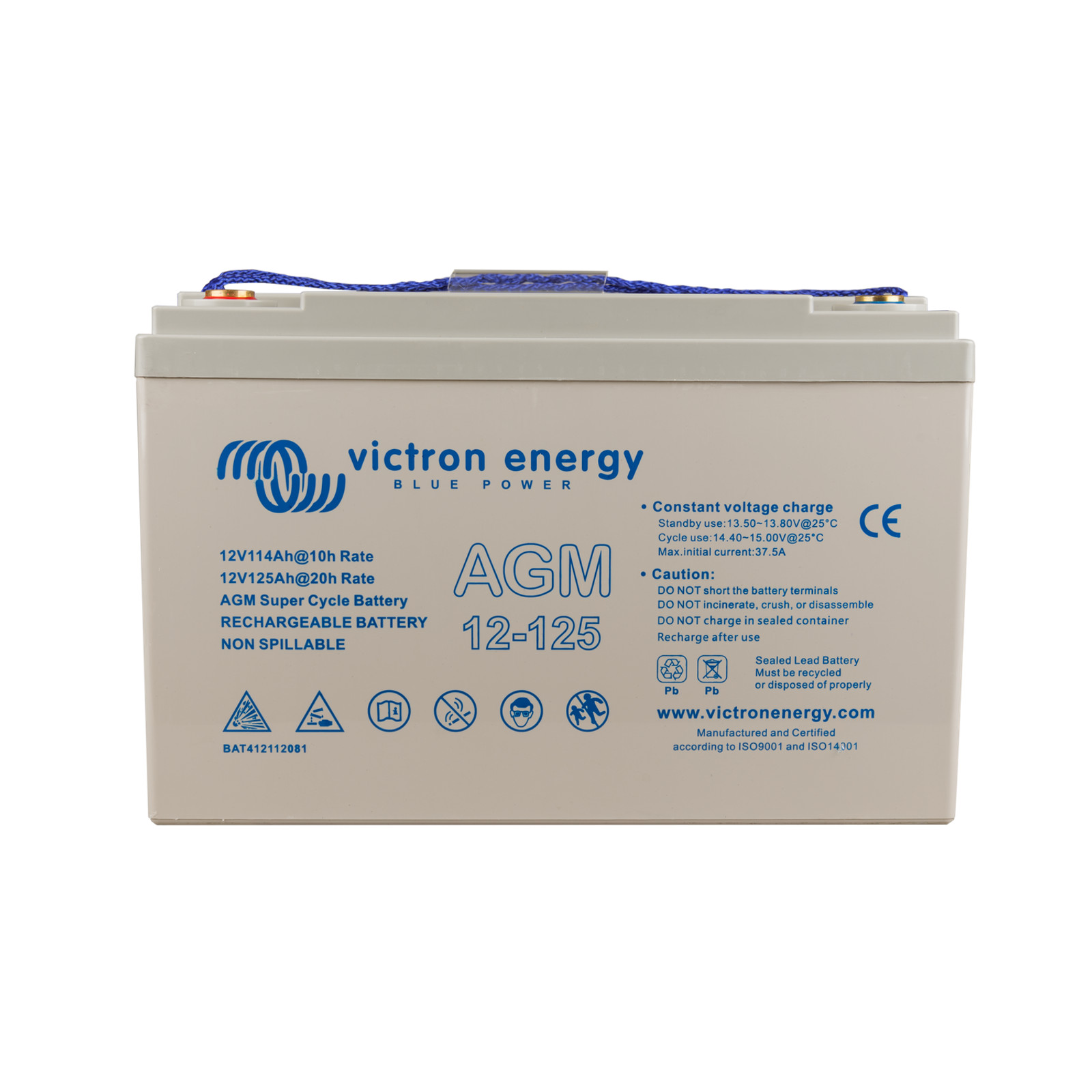 Akumulator Victron Energy 12V/125Ah AGM Super Cycle  (M8)