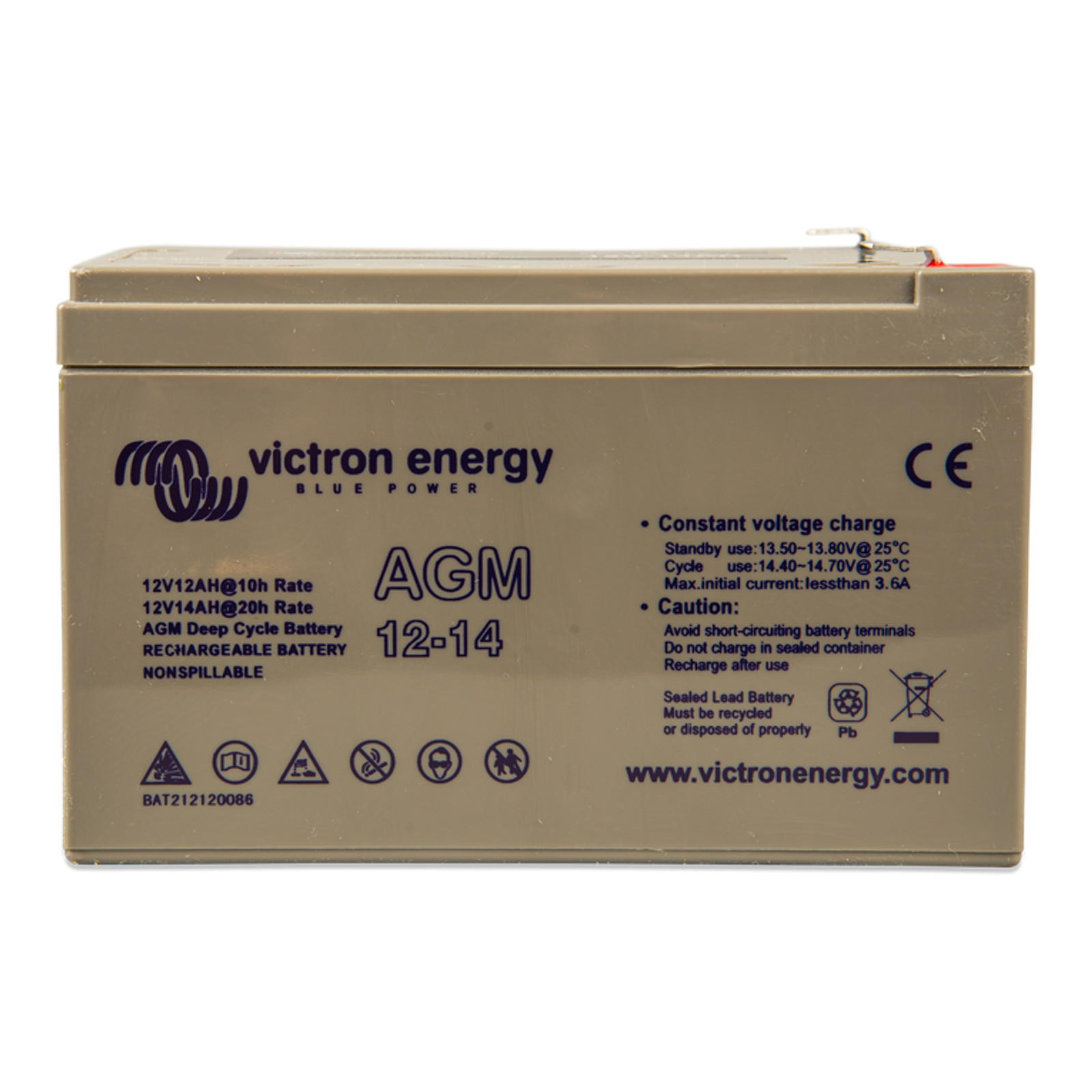 Akumulator Victron Energy 12V/14Ah AGM Deep Cycle