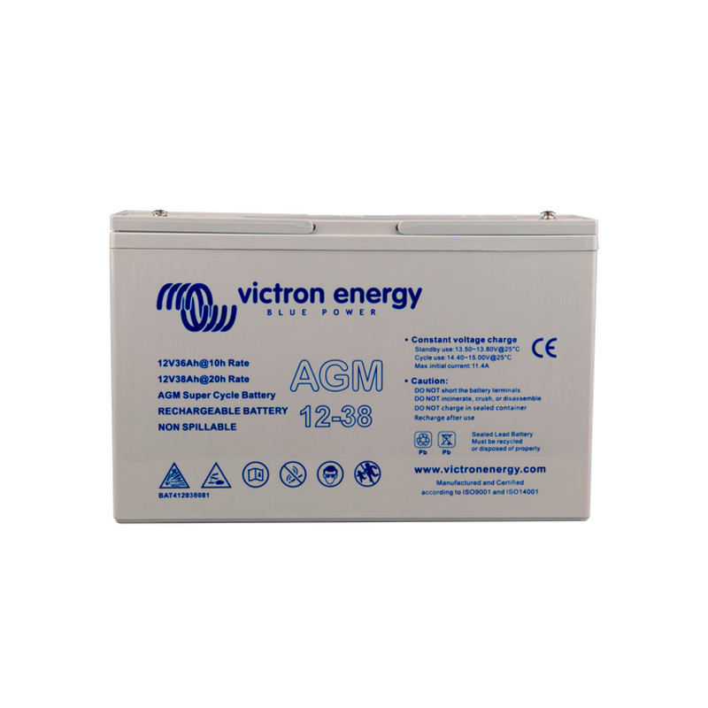Akumulator Victron Energy 12V/15Ah AGM Super Cycle  (Faston 6.3x0.8mm)