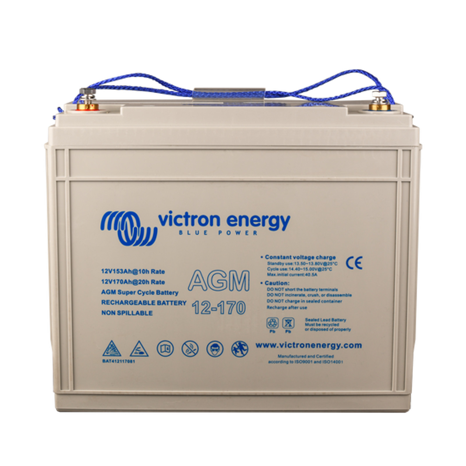 Akumulator Victron Energy 12V/170Ah AGM Super Cycle  (M8)