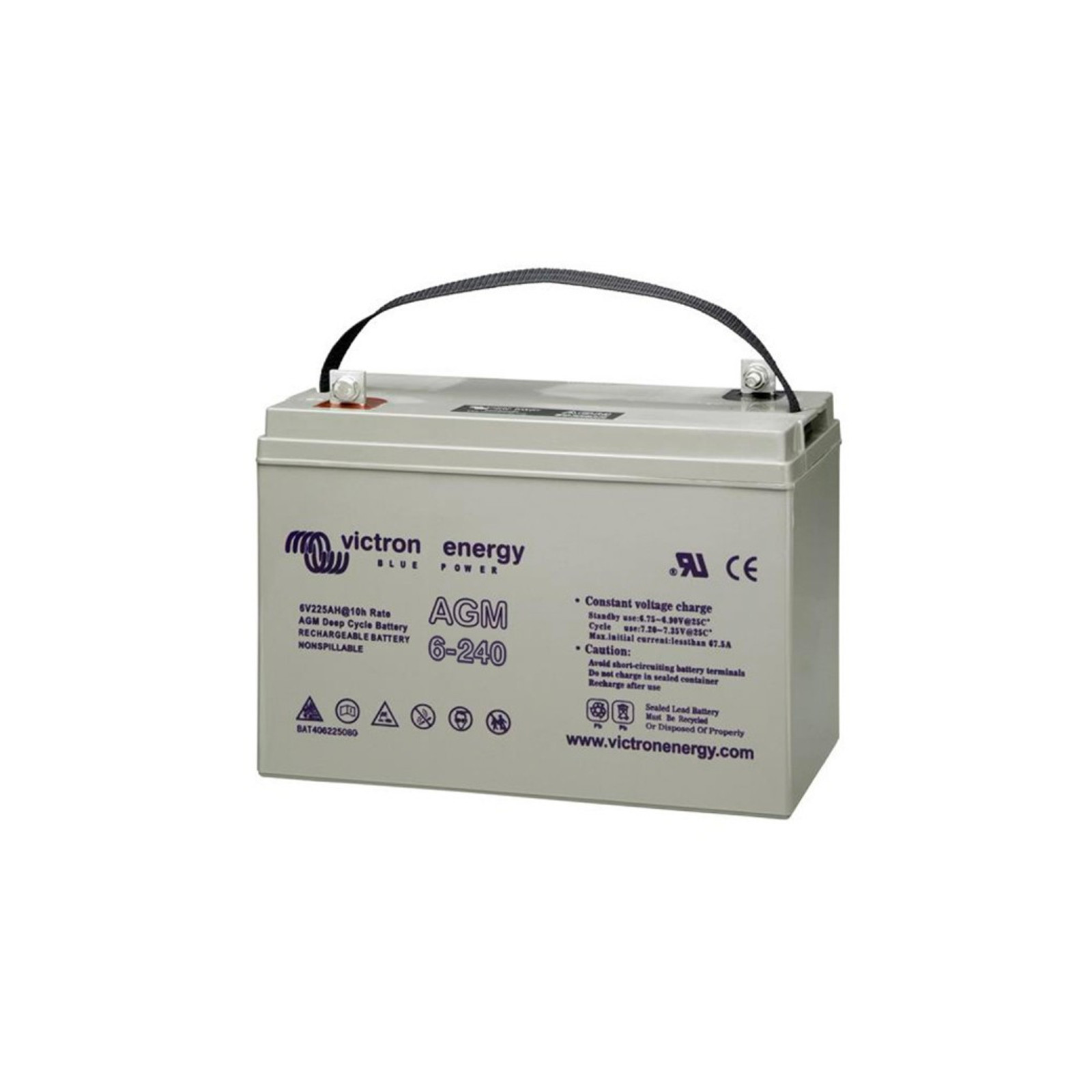 6V/240Ah AGM Deep Cycle Batt.