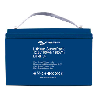 Akumulator wysokoprądowy Victron Energy LiFePO4 Lithium SuperPack 12,8V/100Ah (M8)
