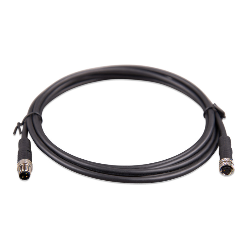 Kabel męsko-żeński  z 3-biegunowym okrągłym złączem M8 (2 szt.) (5 m)