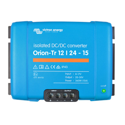 Konwerter izolowany DC-DC Orion-Tr 12/24-15A (360W)