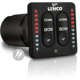 Przełącznik Lenco Marine LED dual zestaw (123DRSC)