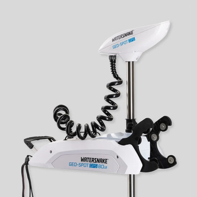 Silnik dziobowy WS GEOSPOT GPS 80LB/78" REMOTE z zew. sensorem i podwójnym złączem Anderson
