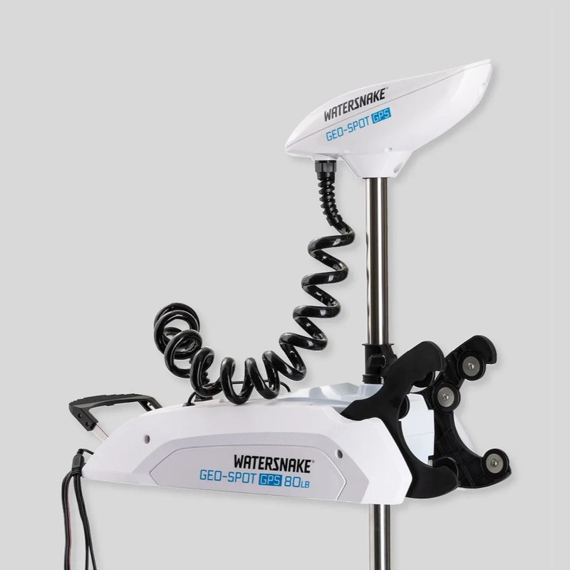 Silnik dziobowy WS GEOSPOT GPS 80LB/78" REMOTE z zew. sensorem i podwójnym złączem Anderson