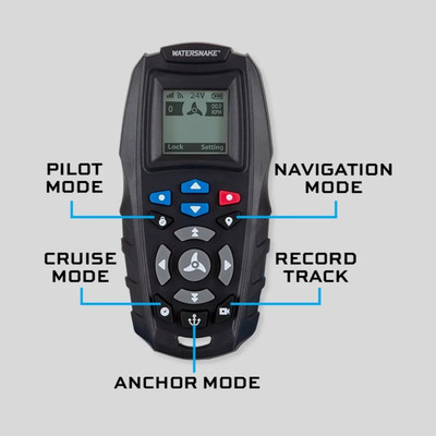 Silnik dziobowy WS GEOSPOT GPS 80LB/78" REMOTE z zew. sensorem i podwójnym złączem Anderson