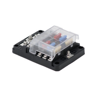 ATO/ATC Fuse Block - 6 Circuits with Ground - Egis 8025B
