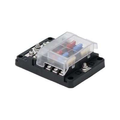 ATO/ATC Fuse Block - 6 Circuits with Ground - Egis 8025B