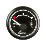 Wskaźnik poziomu paliwa 52 mm 240-30 om czarny Wema