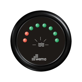 Wskaźnik LED poziomu wody 52 mm 0-190 om czarny Wema