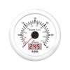 Analogowy prędkościomierz GPS - 30 Węzłów / Wersja Kanałowa - Biały- Wema