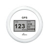 Cyfrowy prędkościomierz GPS – Biały – Wema