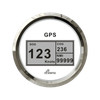 Cyfrowy prędkościomierz GPS – Srebrno-Biały – Wema