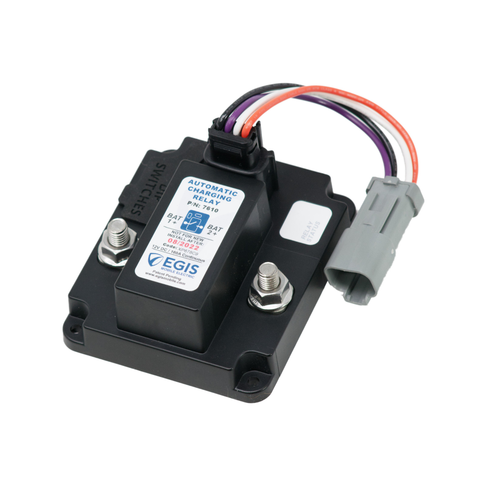 Automatyczny przekaźnik ładowania 24V 160A - Egis 7610-24B