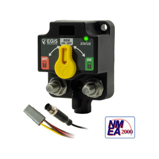 Pojedynczy zdalny wyłącznik akumulatora (ACR) - NMEA 2000 - Egis 9811-4300B