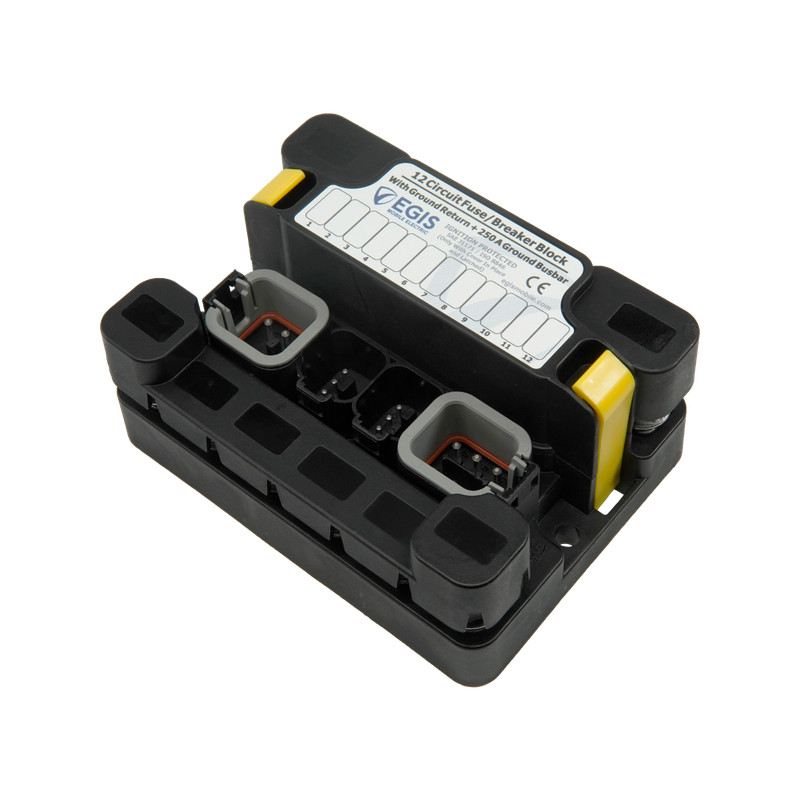 Sealed Power Distribution Module 250A - 12 Circuits - Egis 3412B