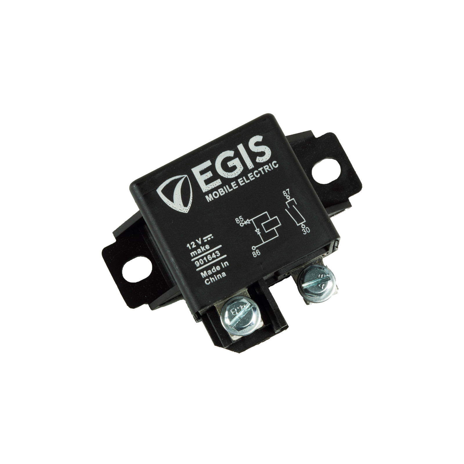 Przekaźnik dwustykowy diodowy 12V 75A - Egis 901643