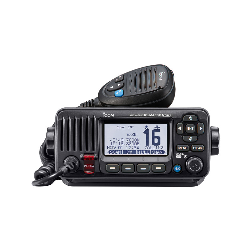Icom IC-M423GE - Radio VHF z GPS i Redukcją Szumów (ANC)