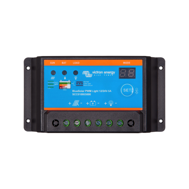 Regulator ładowania BlueSolar PWM-Light 5A 12/24V | Victron