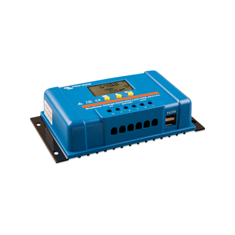 Regulator solarny BlueSolar PWM-LCD&USB 10A 48V | Victron Energy