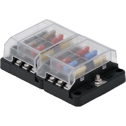 ATO/ATC Fuse Block - 12 Circuits - Egis 8029B