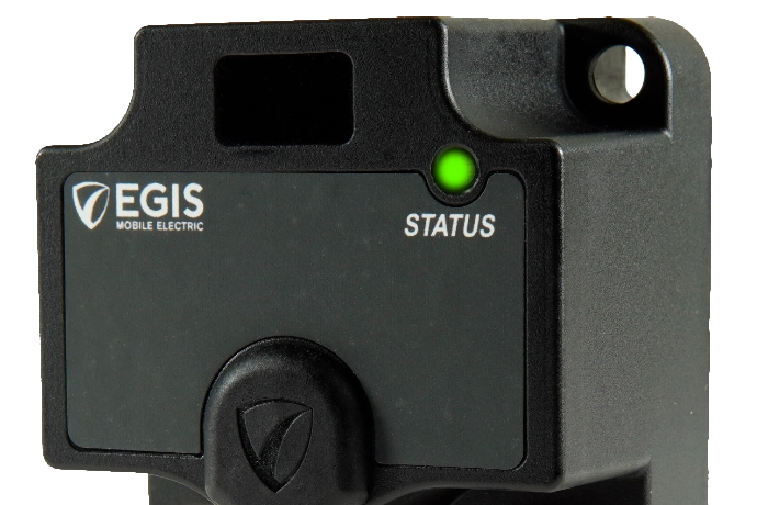 Widok na wskaźnik LED wyłącznika baterii Egis 8730-1444B