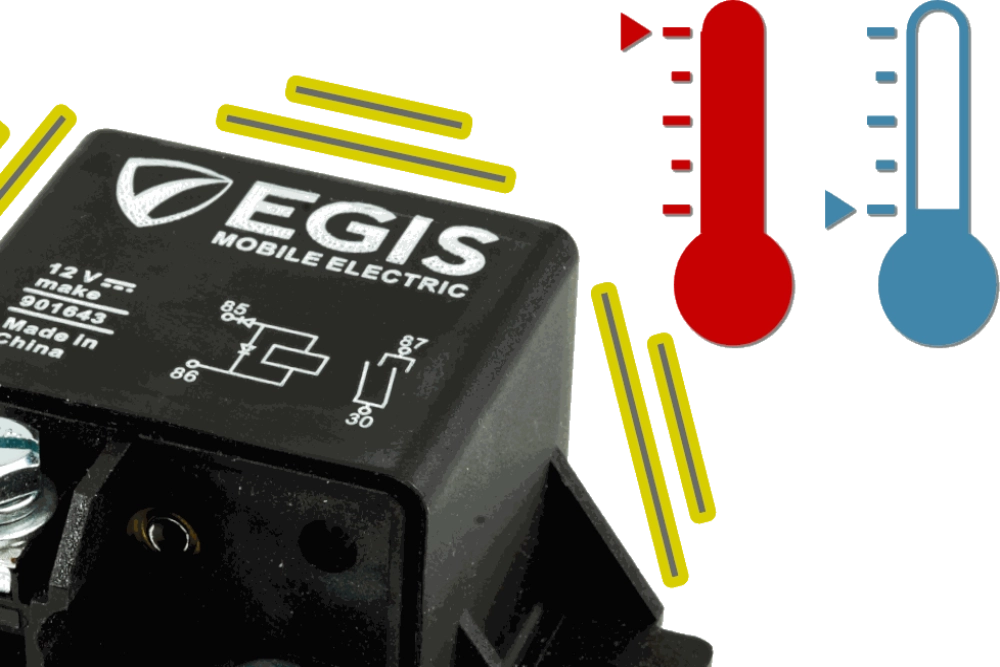 Przekaźnik diodowy 12V 75A - Egis 901643