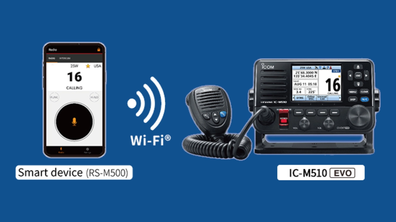 Stacjonarny radiotelefon morski VHF Icom IC-M510E EVO