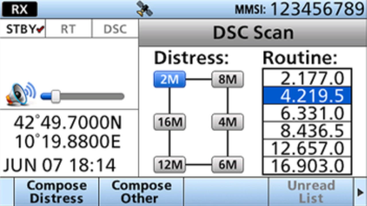 Stacjonarny Radiotelefon Morski MF/HF SSB Icom IC-M804