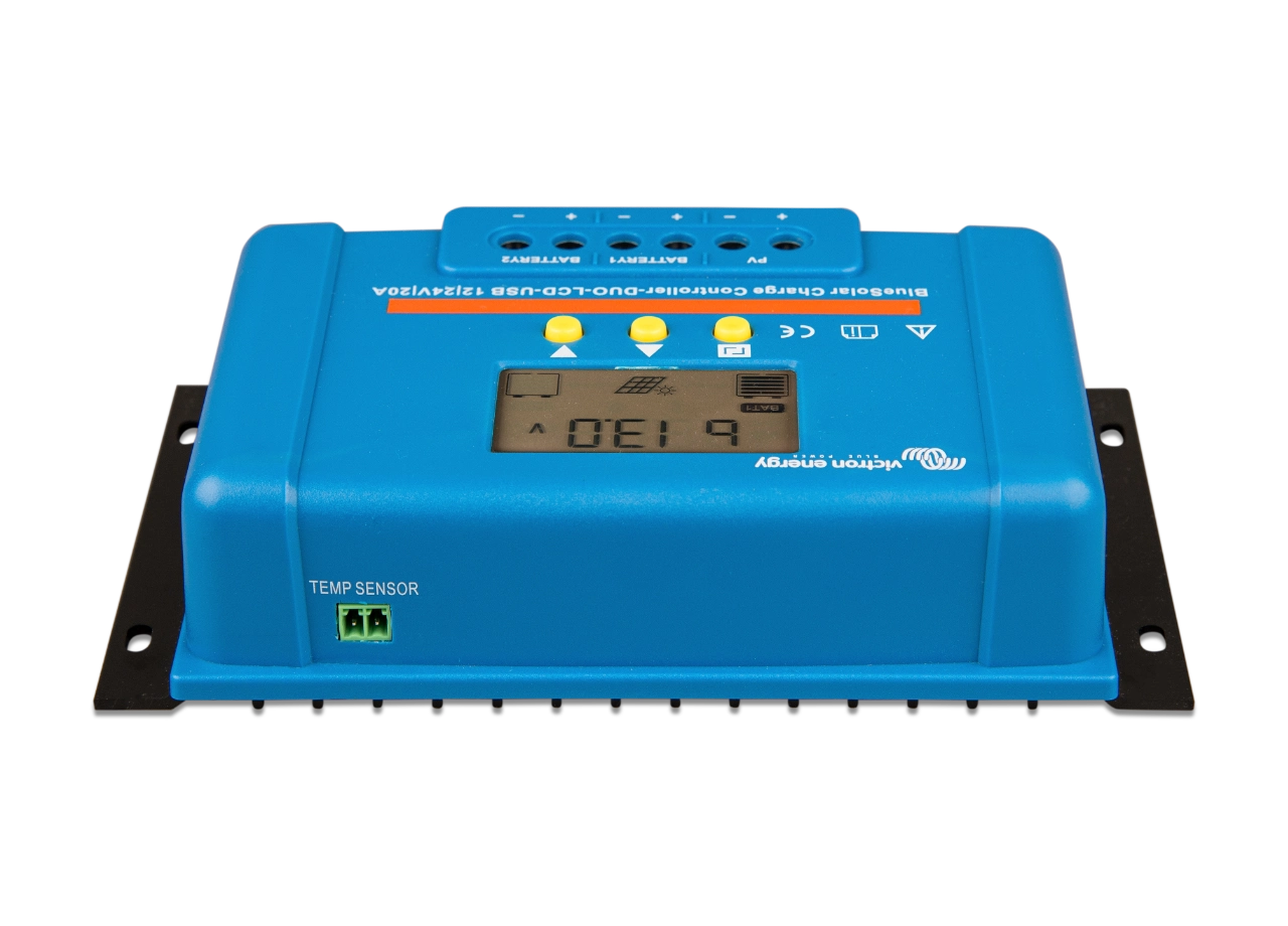 Regulator ładowania solarnego BlueSolar PWM DUO-LCD&USB