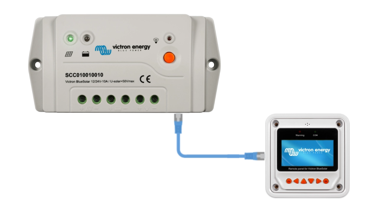 Instalacja panelu zdalnego sterowania dla BlueSolar PWM-Pro