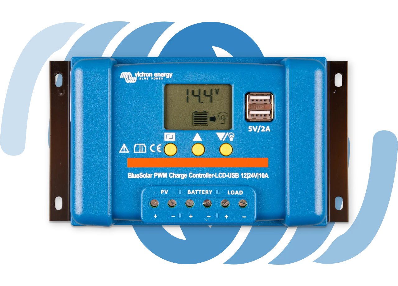 Regulator ładowania solarnego BlueSolar PWM-LCD&USB