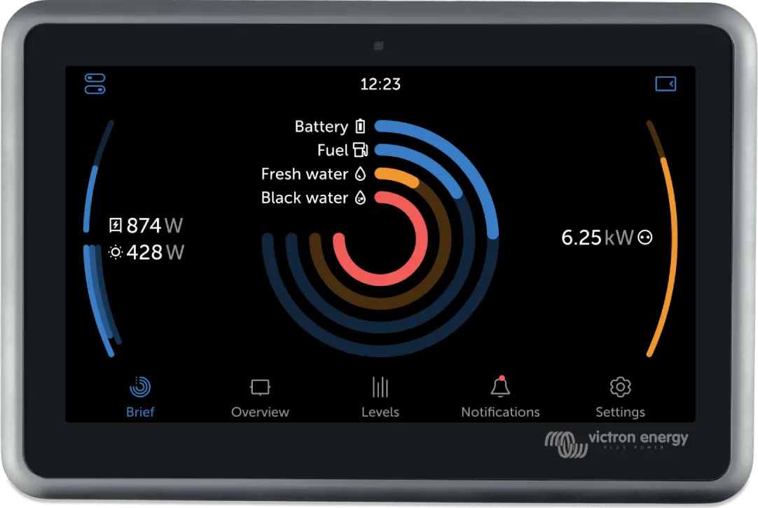 Venus OS Dashboard