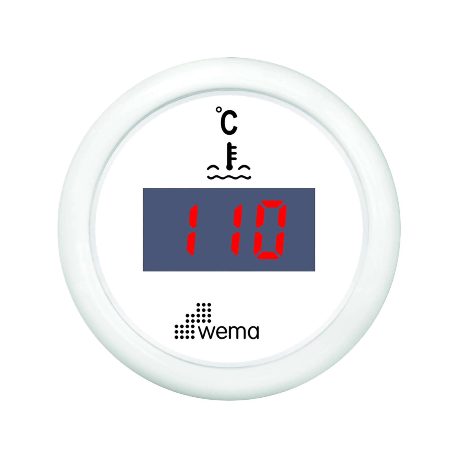 Cyfrowy wskaźnik temperatury wody Wema