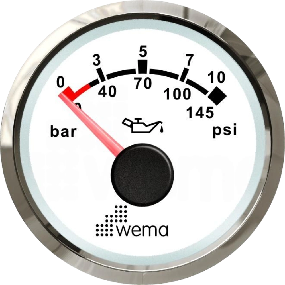 Wskaźniki ciśnienia oleju NMEA2000 Wema